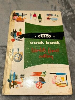 Cutco Cook Book, Volume One, Worlds  Finest Cutlery, 1961, Vtg Hardcover